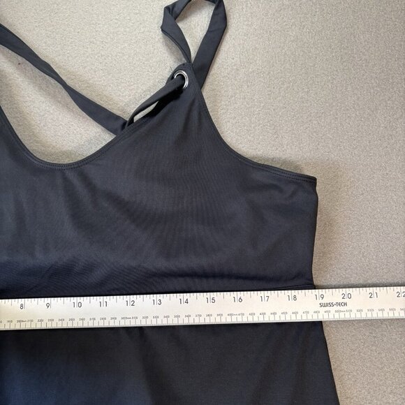 Merrell Opti-Wick UPF 50+ Dress Black Summer Activewear Tennis Sz XL Crisscross - Picture 4 of 12